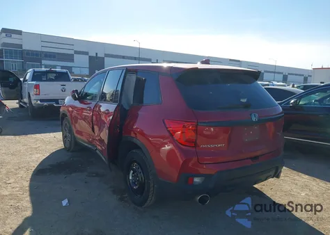 2022 Honda Passport 2Wd Ex-L z USA, uszkodzony, nr VIN 5FNYF7H50NB002124